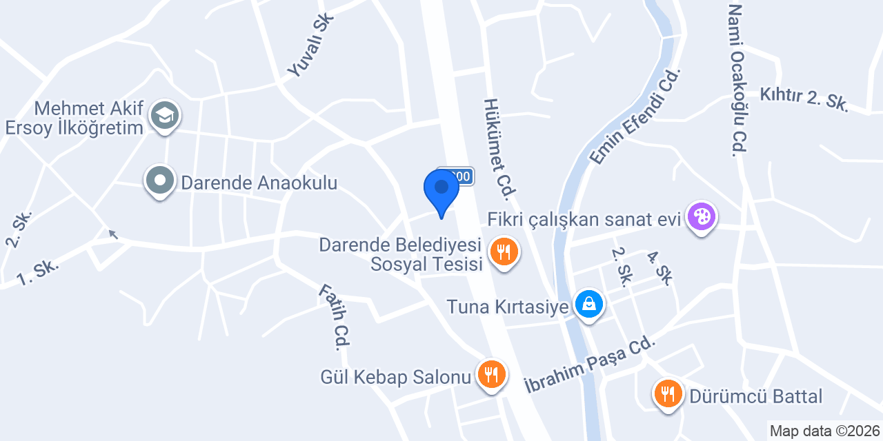 Darende sigorta aracılık hizmetleri ltd şti konumu