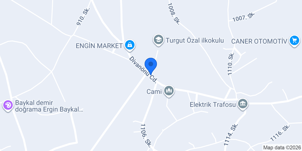 Turgut Özal Ortaokulu konumu