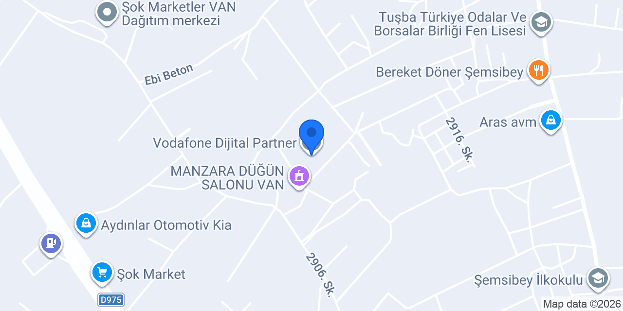 Vodafone Dijital Partner konumu