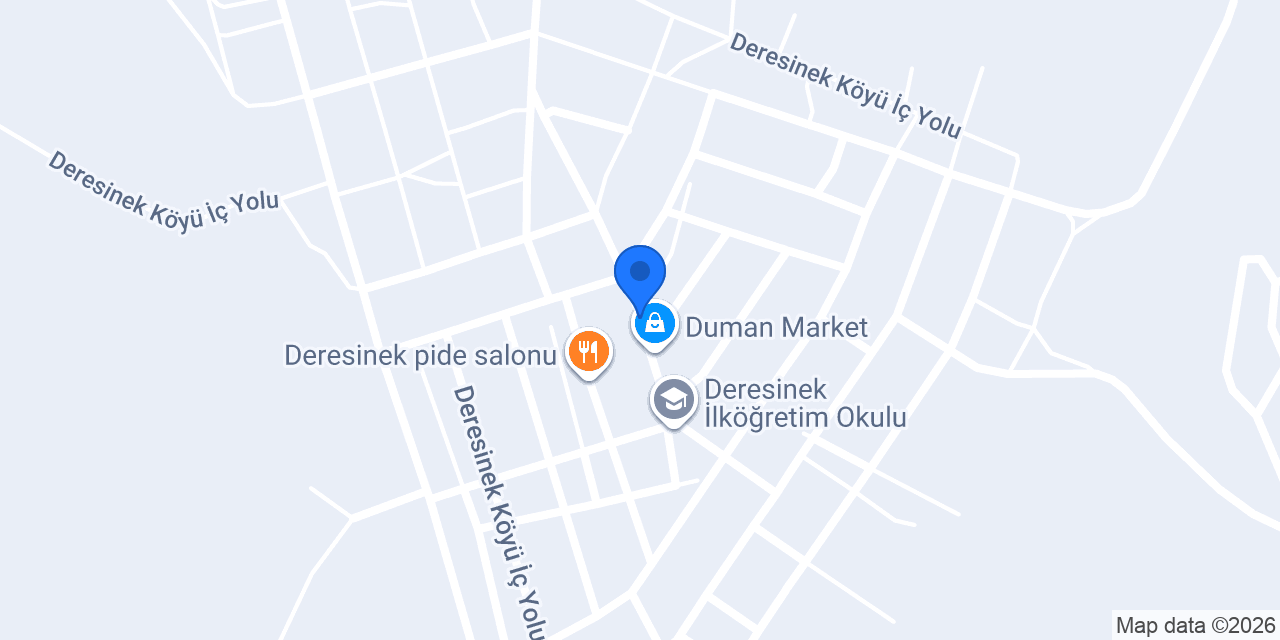 Deresinek Sağlık Ocağı konumu