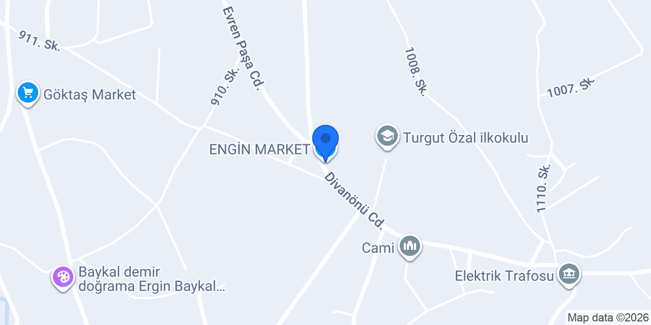 ENGİN MARKET konumu