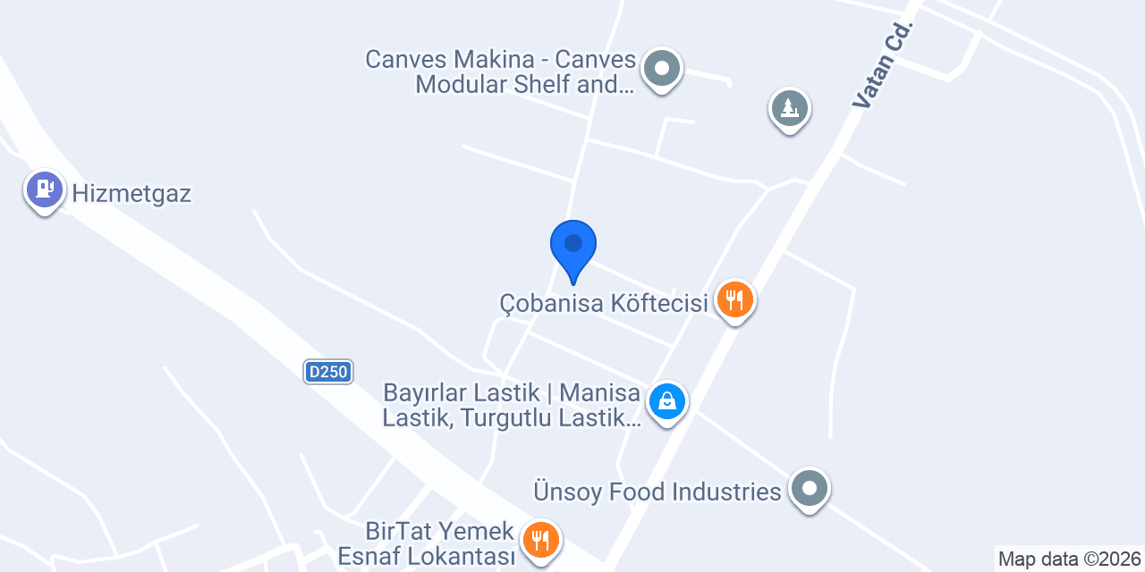 Mercan Usta Zirai Aletleri konumu