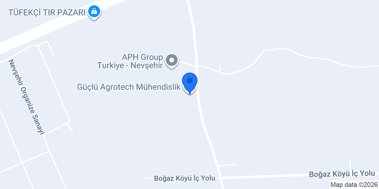 Güçlü Agrotech Mühendislik konumu