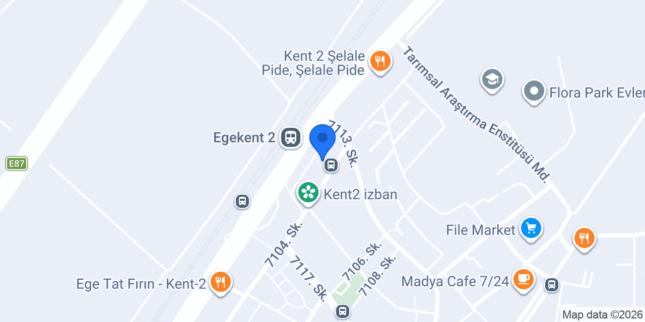 Ethem Erkek Kuaförü konumu