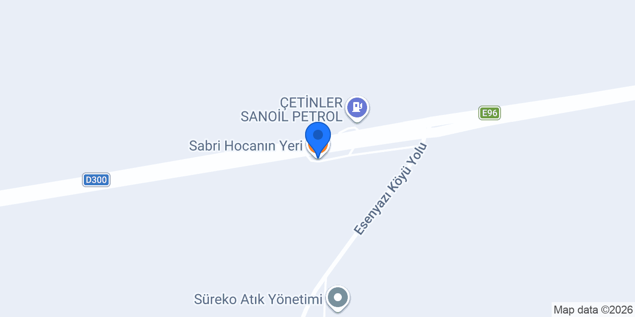 Sabri Hocanın Yeri konumu