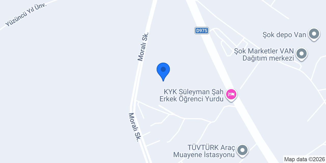 BAŞARAN OTOMOTİV VAN konumu