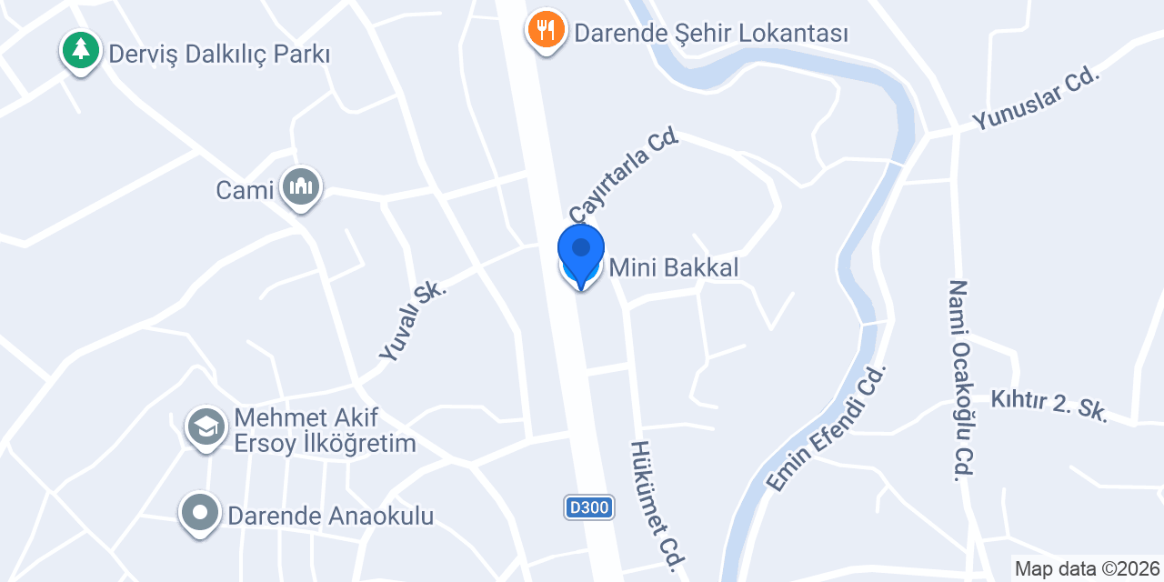 Mini Bakkal konumu