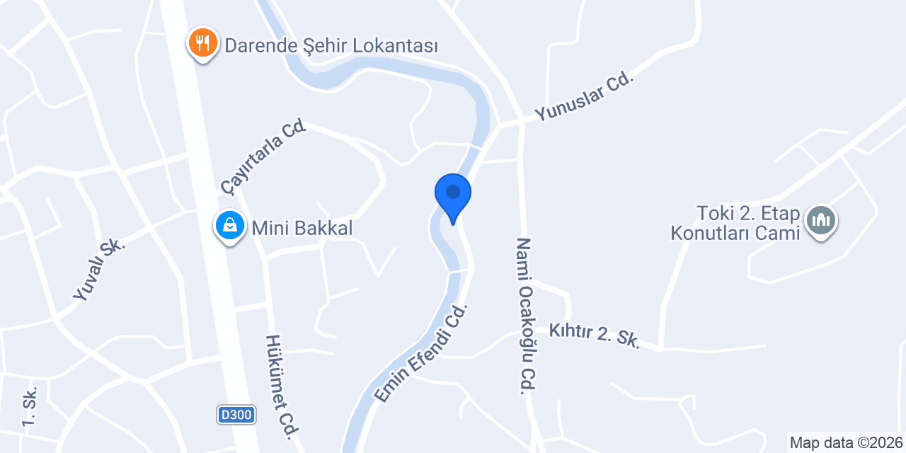 Profilo Yetkili Satıcı - ULULAR D.T.M.LTD.STI konumu