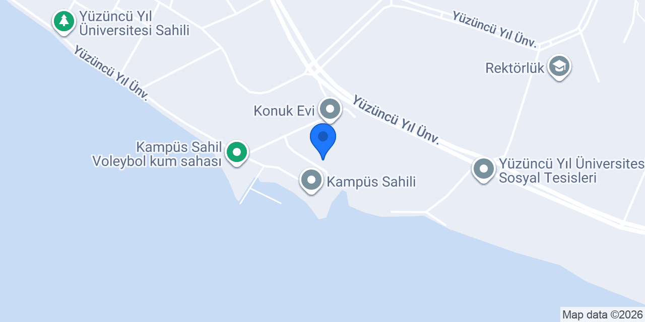 Yüzüncü Yıl Üniversitesi Bunny Coffee konumu