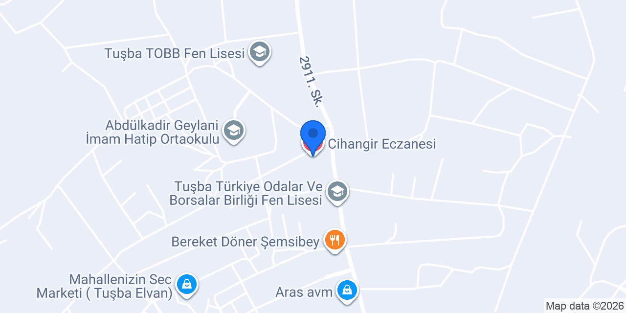 Cihangir Eczanesi konumu