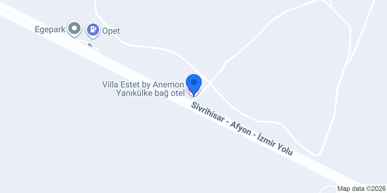 Villa Estet by Anemon Yanıkülke bağ otel konumu