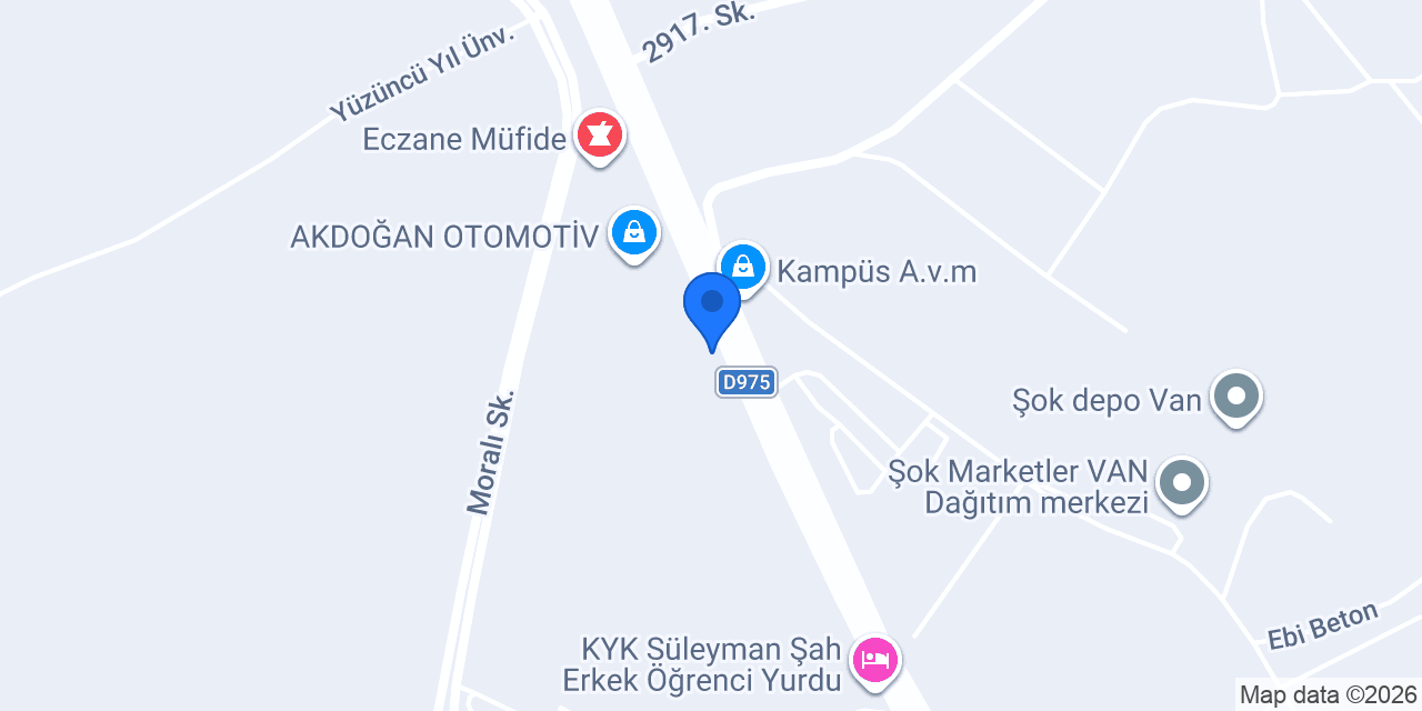 Ekincioğlu Auto Van konumu