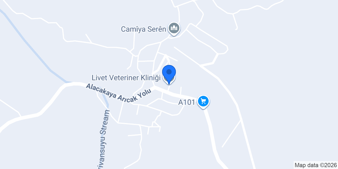 Livet Veteriner Kliniği konumu