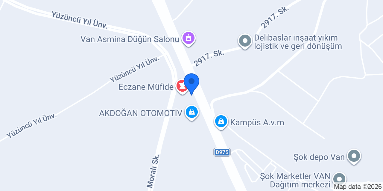KAMER ECZANESİ konumu