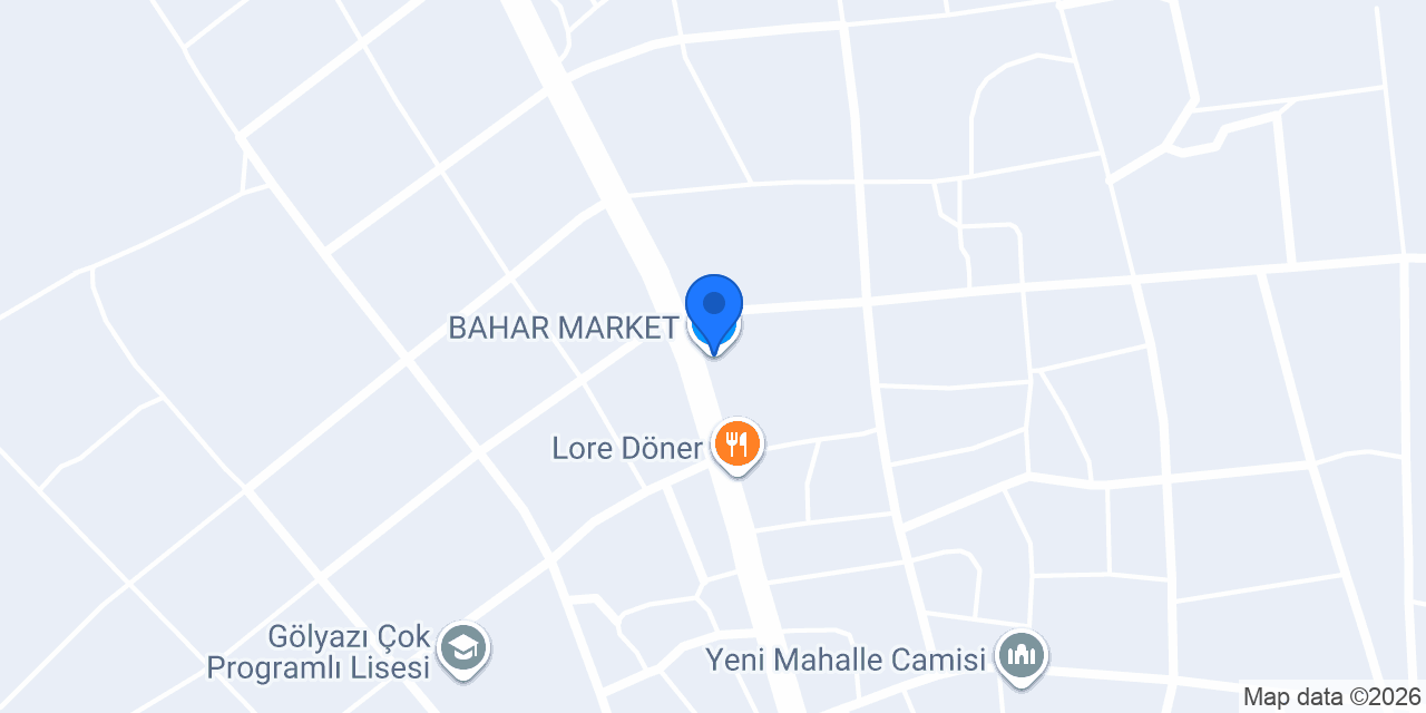 BAHAR MARKET konumu