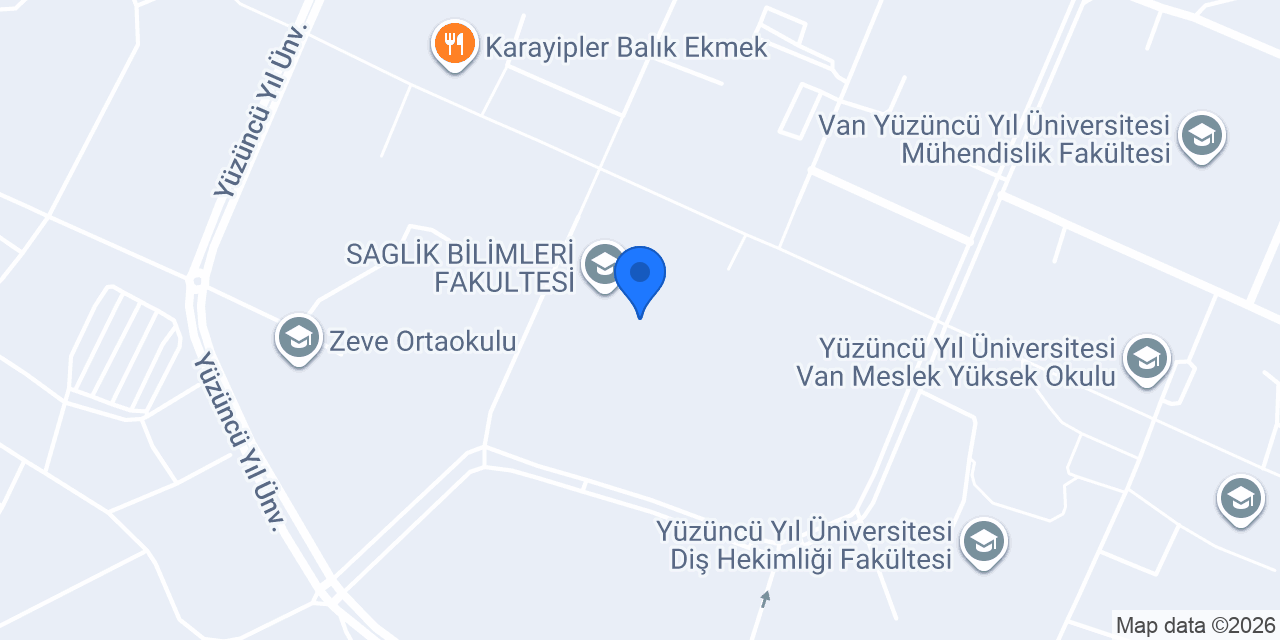 Yabancı Diller Yüksekokulu konumu
