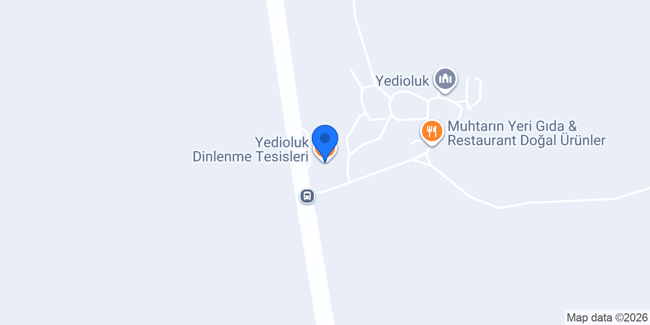 Yedioluk Dinlenme Tesisleri konumu