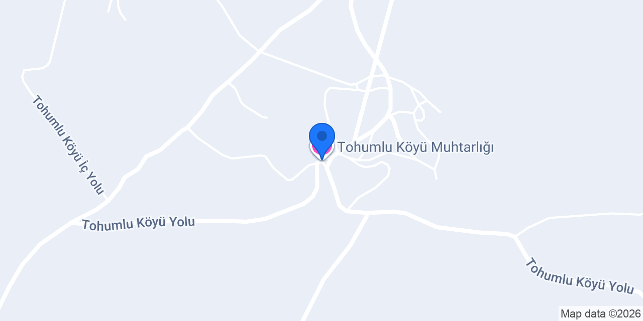 Tohumlu Köyü Muhtarlığı konumu