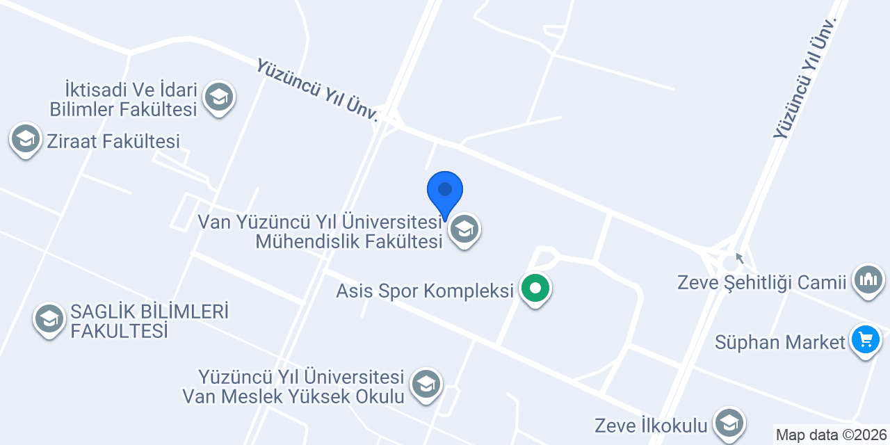 Van Güvenlik Meslek Yüksekokulu konumu