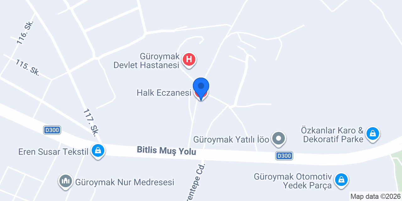Halk Eczanesi konumu