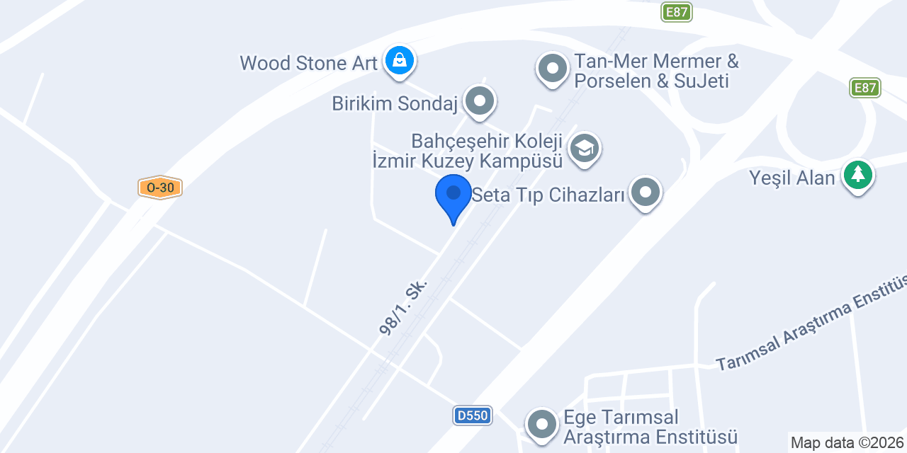 YUBİ Dekorasyon konumu
