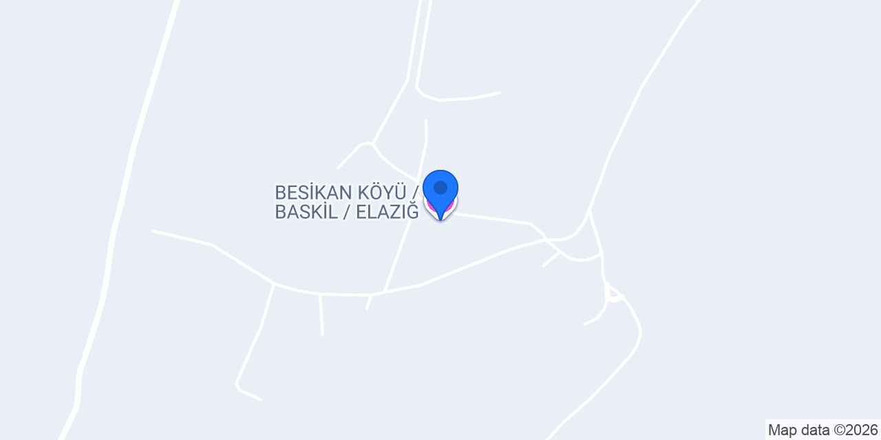 BESİKAN KÖYÜ / BASKİL / ELAZIĞ konumu