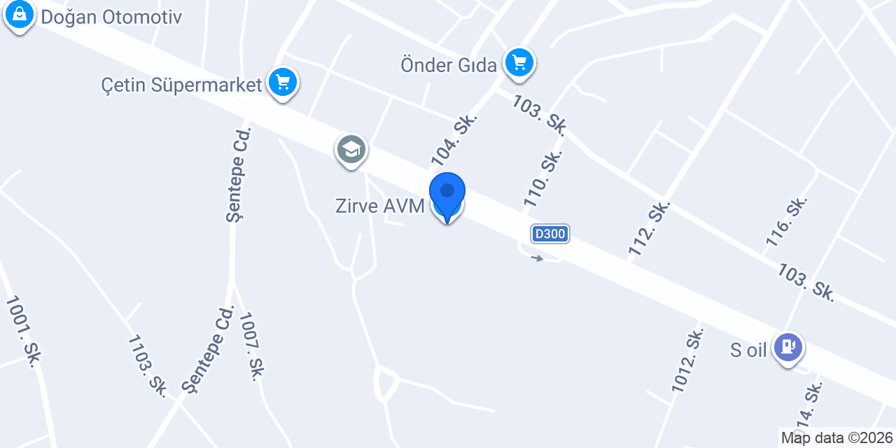 Zirve AVM konumu