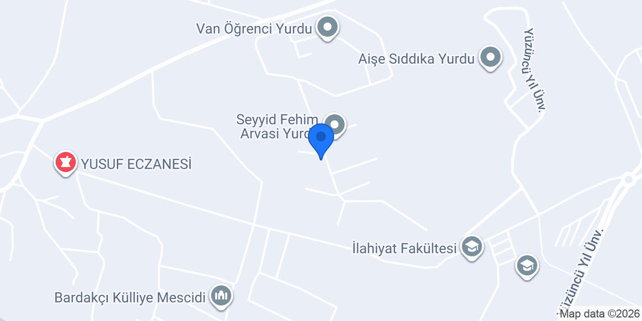 İmam Şafii Öğrenci Yurdu konumu