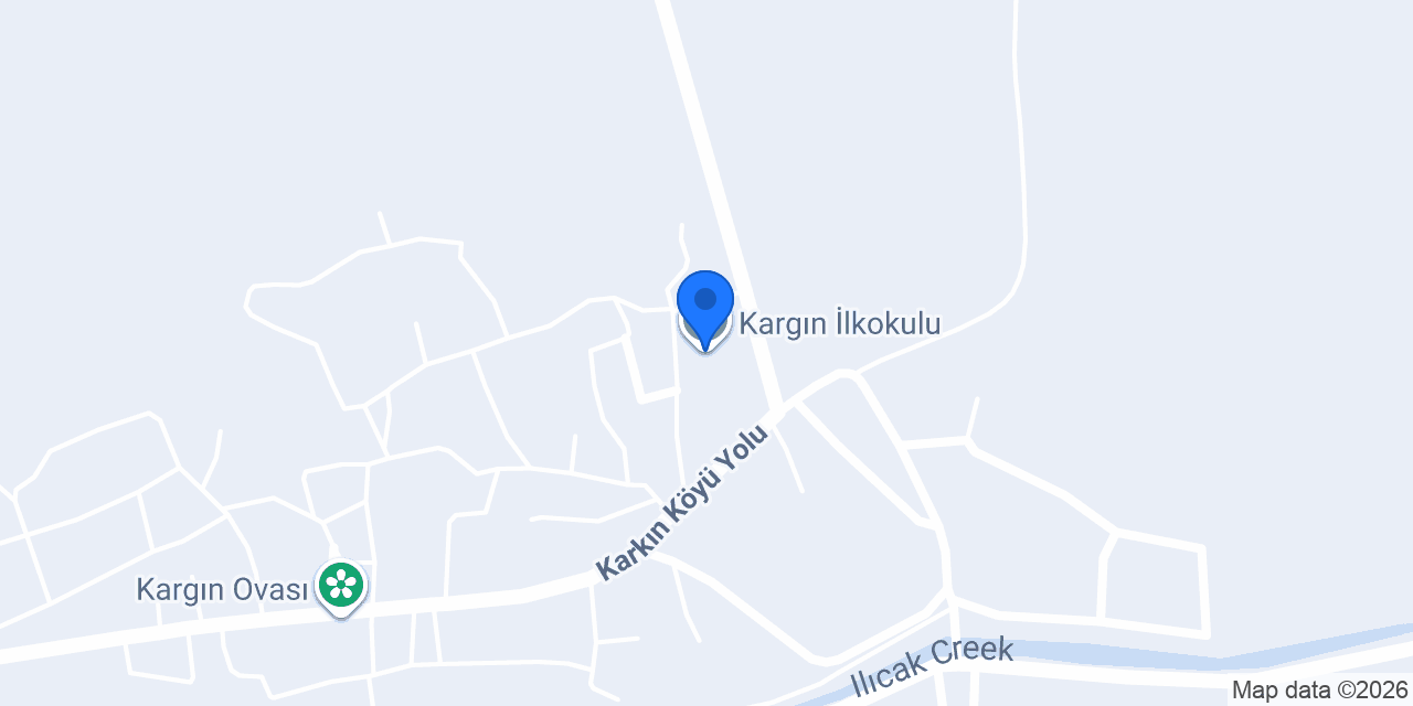 Kargın İlkokulu konumu