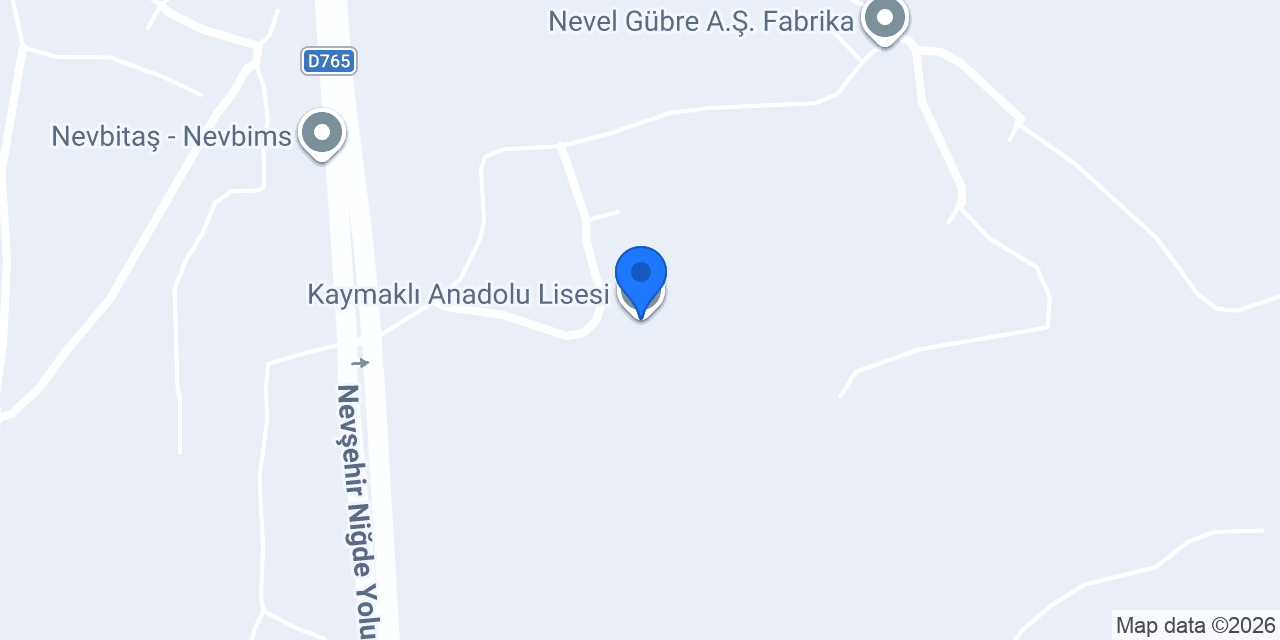 Kaymaklı Anadolu Lisesi konumu