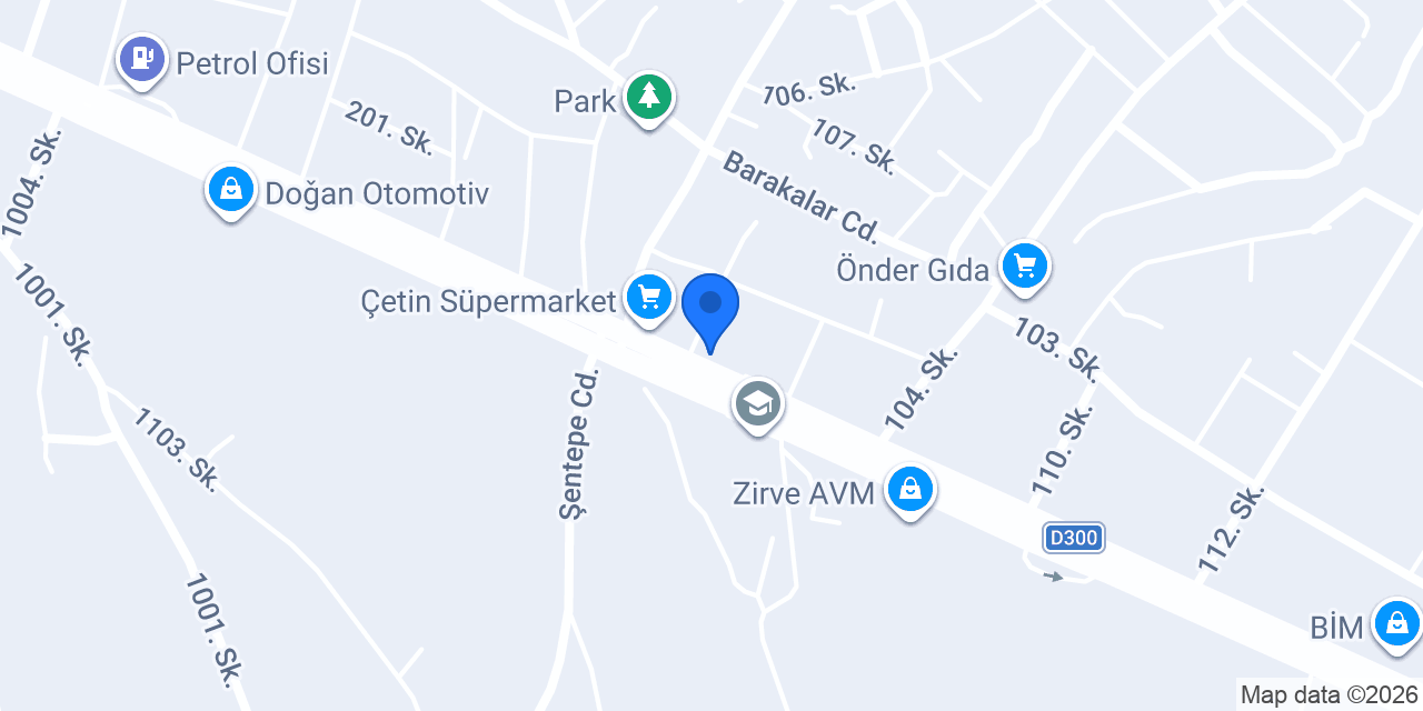 Berna Tulparoğlu Butik konumu