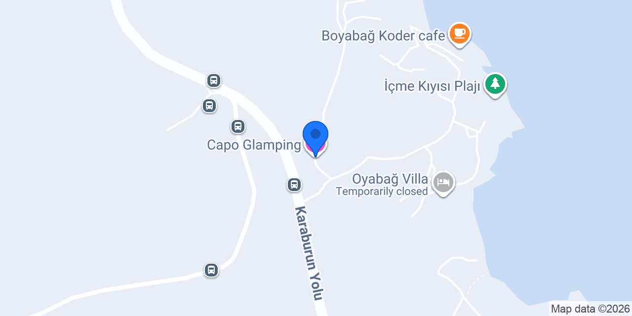 Capo Glamping konumu