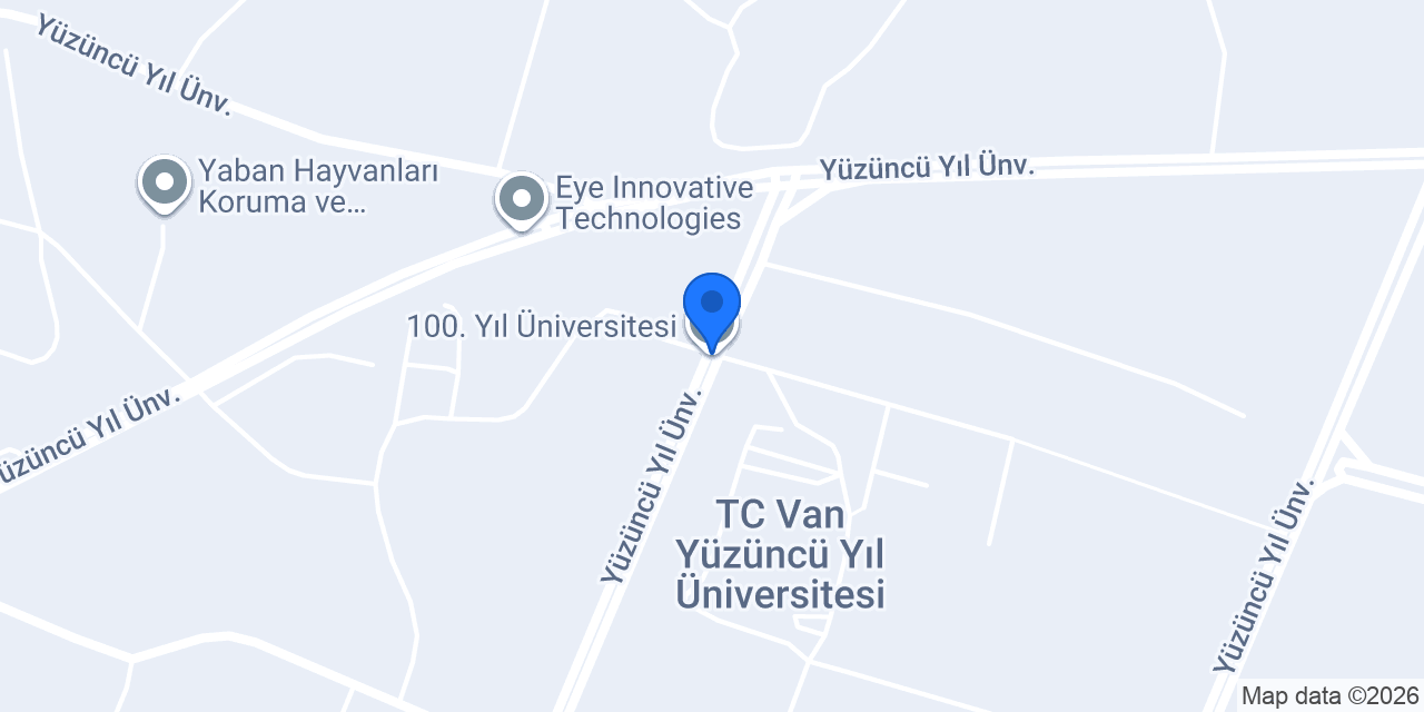 100. Yıl Üniversitesi konumu