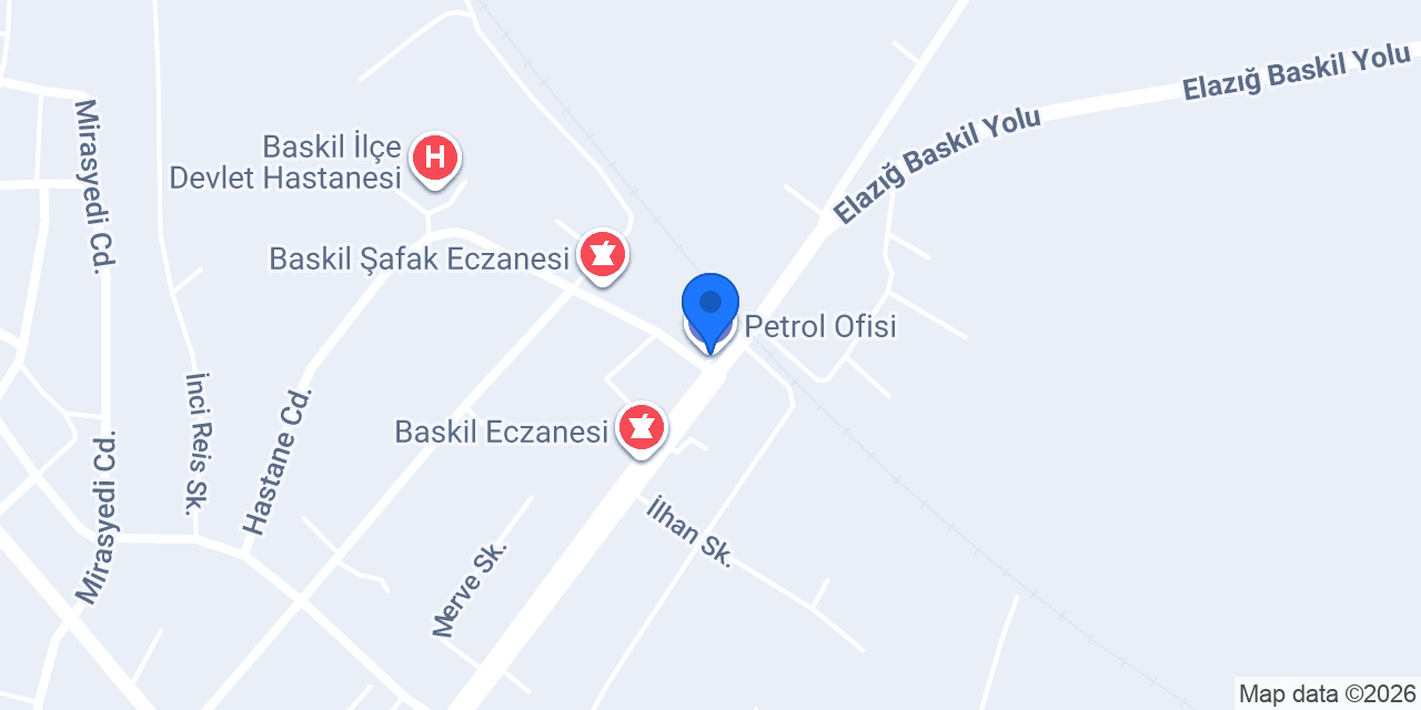 Petrol Ofisi konumu