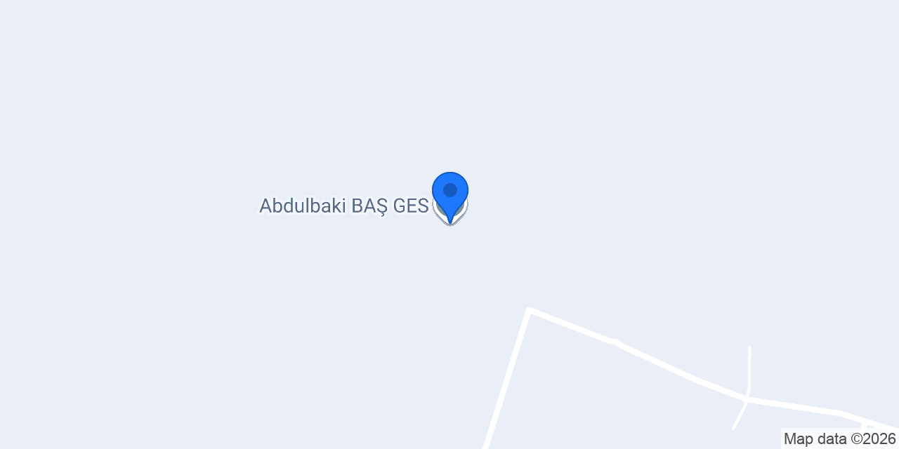 Abdulbaki BAŞ GES konumu