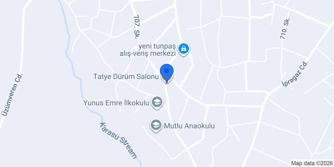 Tatye Dürüm Salonu konumu