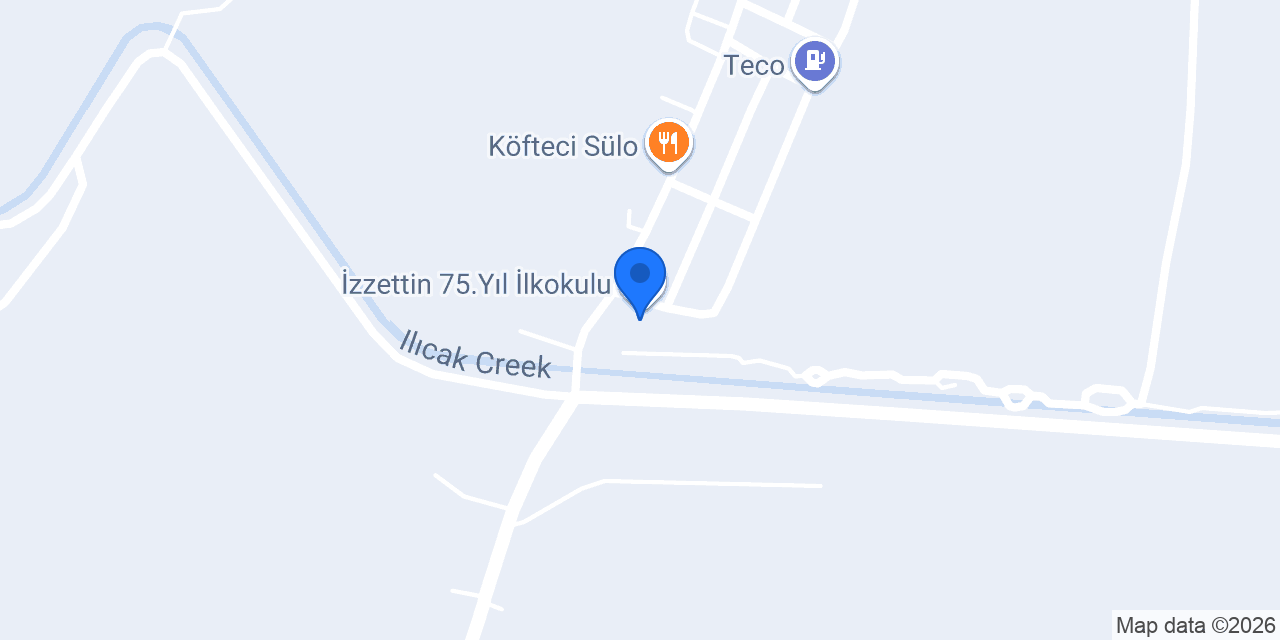 İzzettin 75.yıl İlkokulu konumu