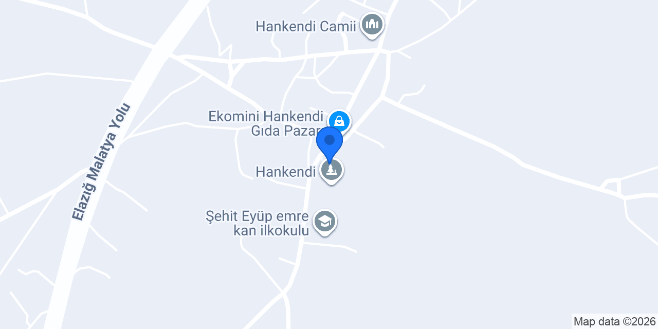 Ptt-hankendi Şubesi konumu