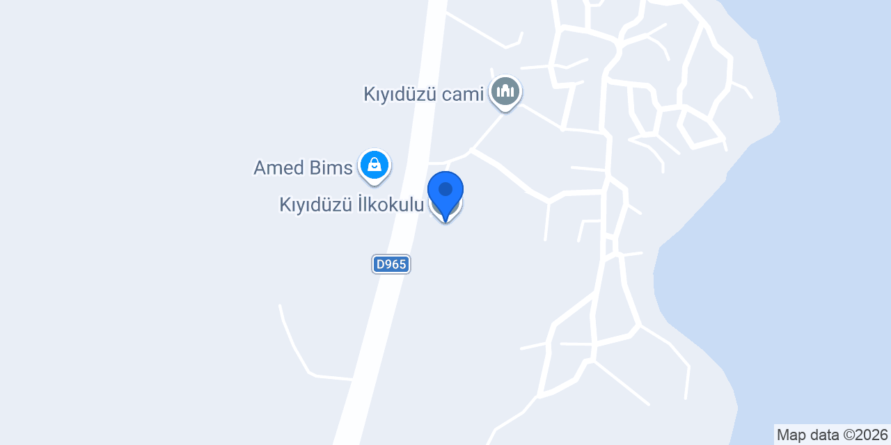 Kıyıdüzü İlkokulu konumu