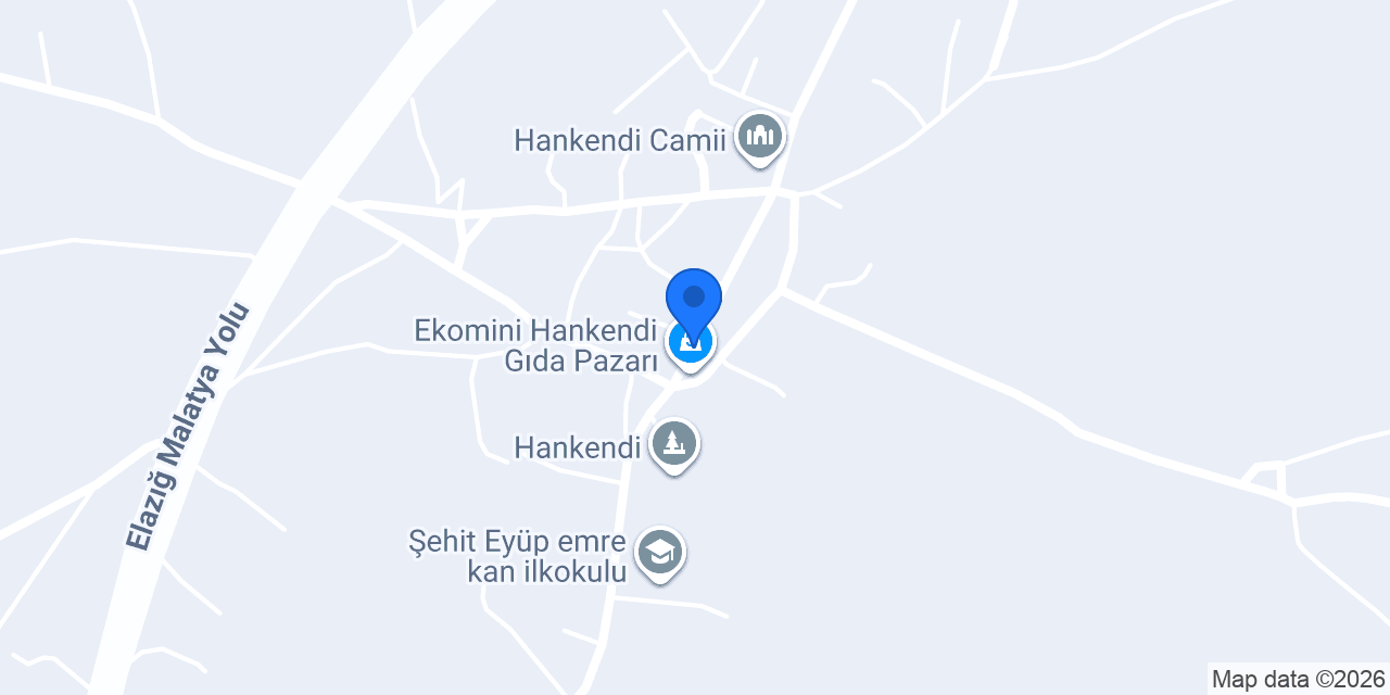 Çınar kasap konumu