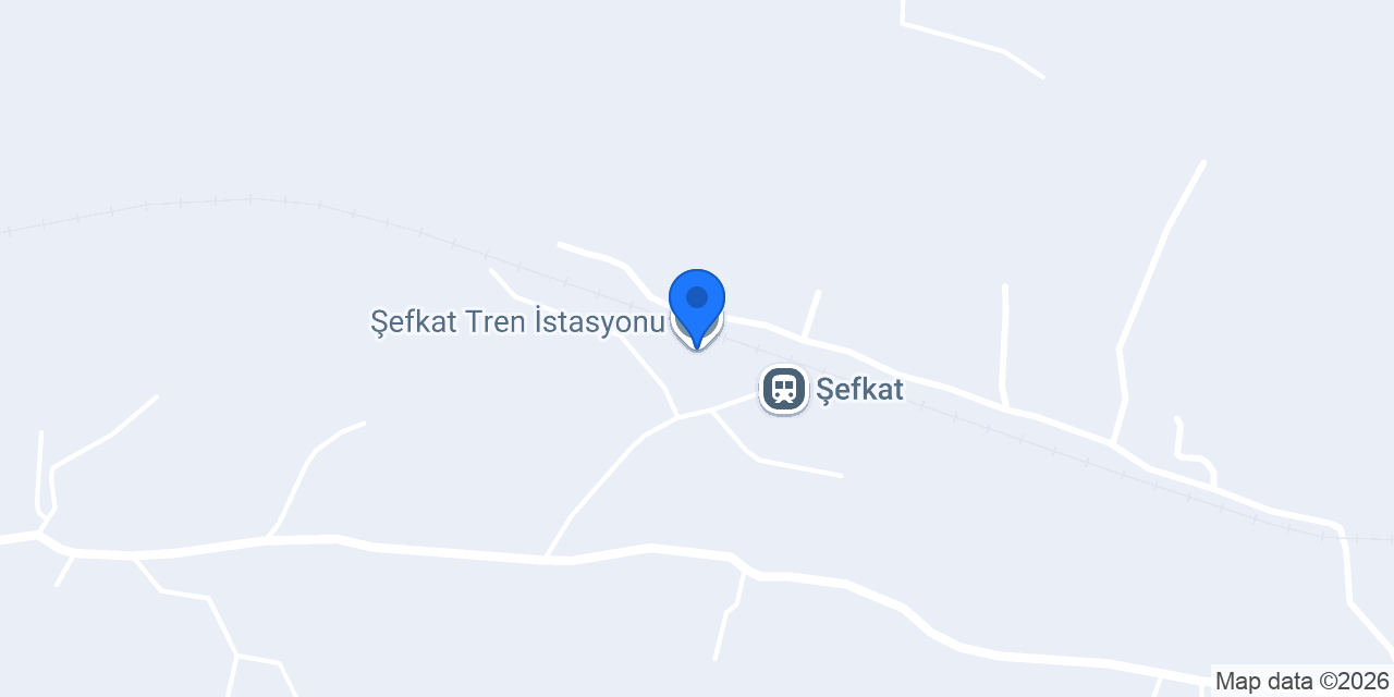 Şefkat Tren İstasyonu konumu