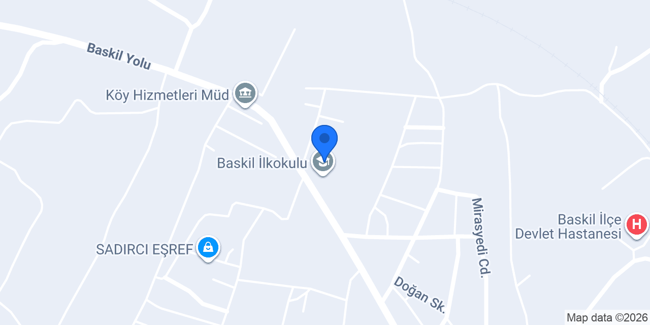 Baskil Tesisat Çözüm konumu