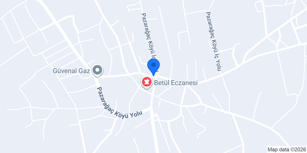 Pazarağaç Sağlık Ocağı konumu