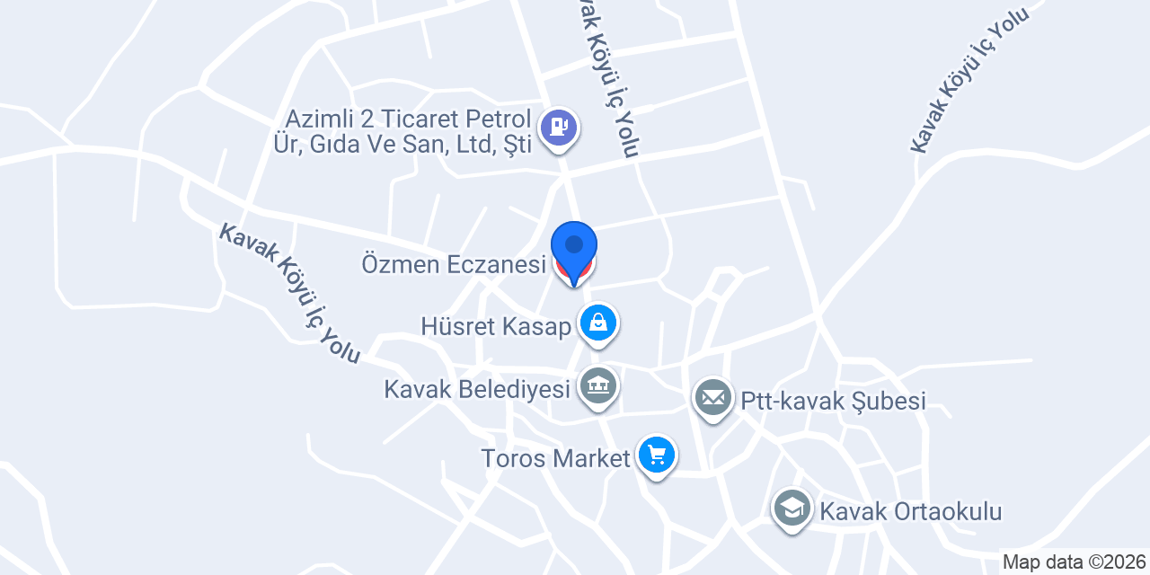 Özmen Eczanesi konumu