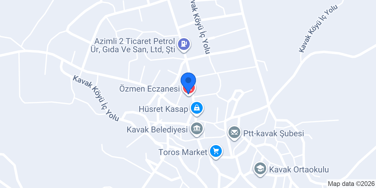 Yavuz Taksi konumu