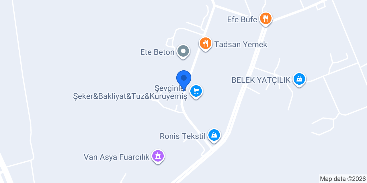 Van Okyanus Temizlik konumu
