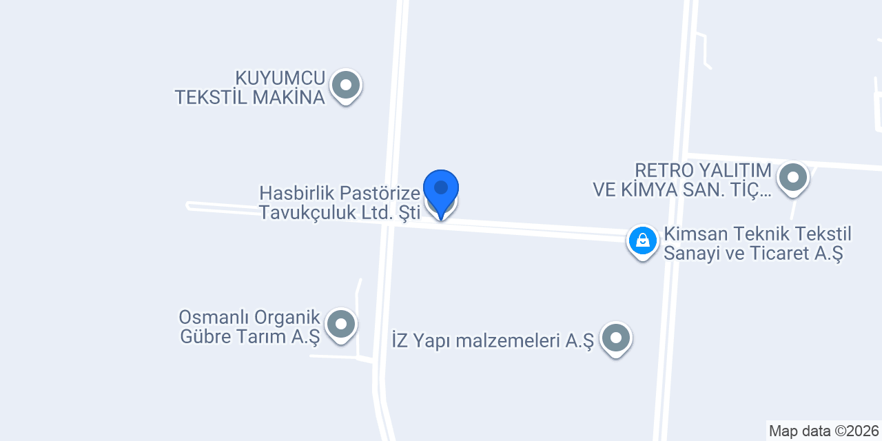 Hasbirlik Pastörize Tavukçuluk Ltd. Şti. konumu