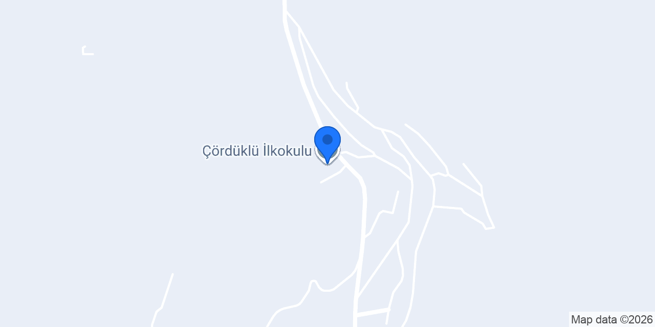 Çördüklü İlkokulu konumu