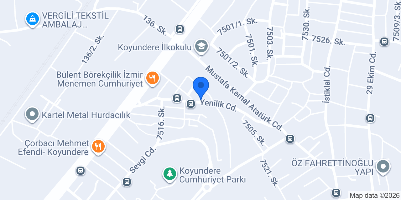 Şengöz Otomotiv konumu