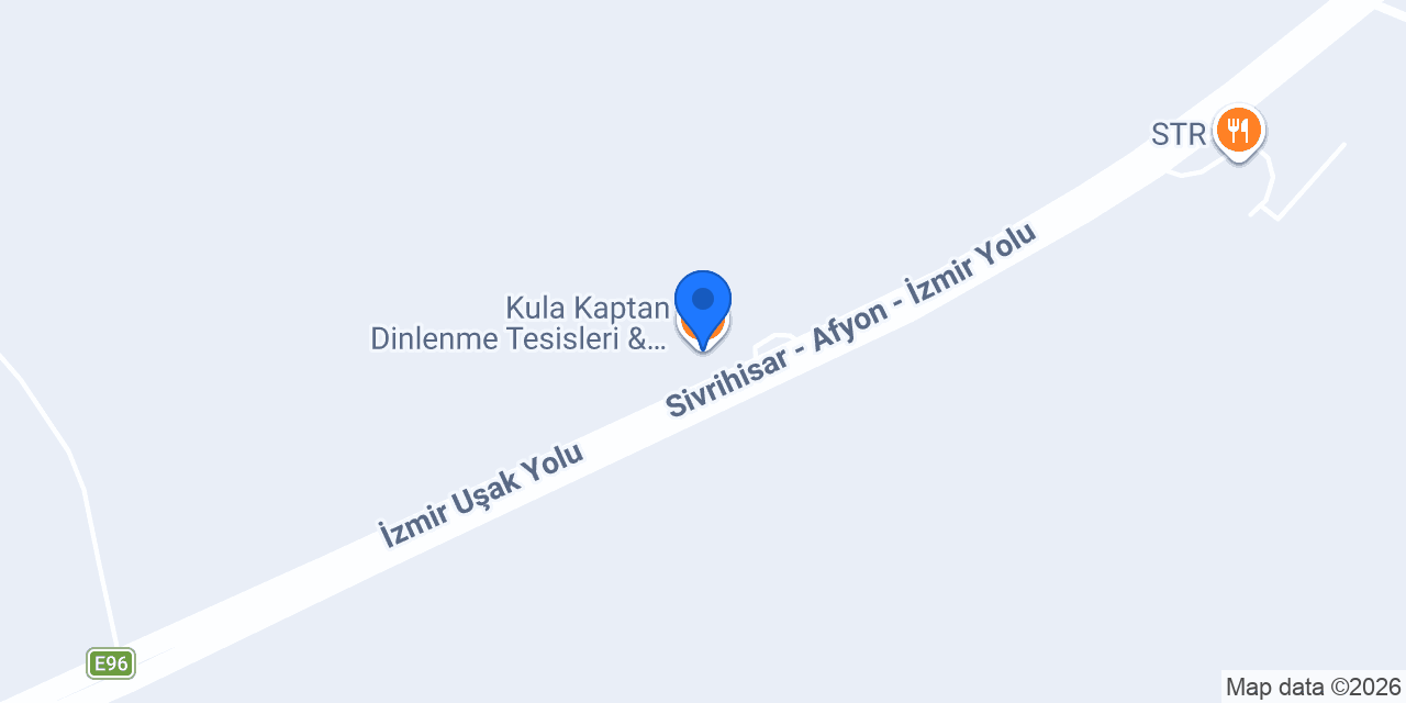 Kula Kaptan Dinlenme Tesisleri & Kaptan Et Mangal konumu
